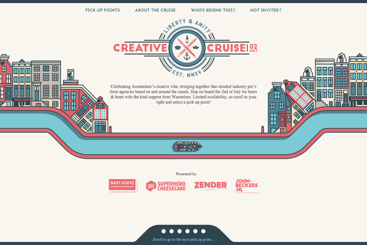 Creative Cruise website preview